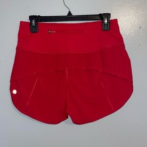 Lululemon Speed Up High Rise Shorts